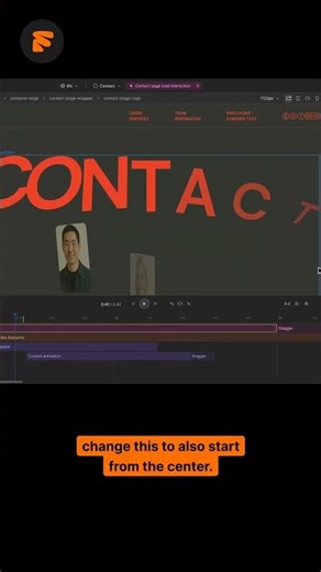 Make Your Title Stand Out with a Center Stagger – GSAP + Webflow