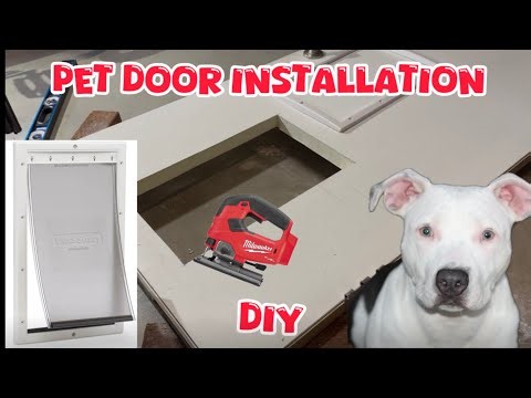 How to install pet door | Pet door installation | PetSafe doors | DIY pet door install | Dog door