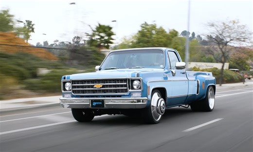 Jay Leno Drives Custom 1978 Chevy C30 With a Cummins. It Used To Be a Rust Bucket