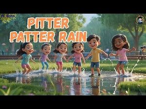 Pitter Patter Rain 🌧️ | Fun Kids Song & Nursery Rhyme