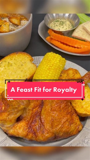 It’s the Royal Feast for us! 🤤 #azfood #foodtiktok #food #arizona #feast #chicken #medievaltiktok #medievaltimes #medieval