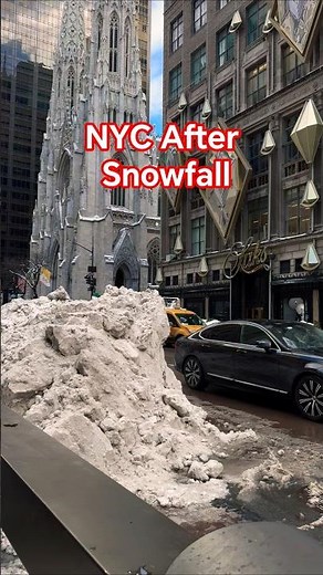 New York After Snowfall – The Most Magical Winter Tour 🗽 #usa #nyc #travel