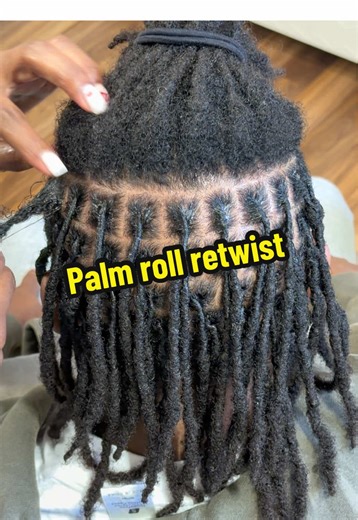 Perfect Palm Rolling Technique for Locs
