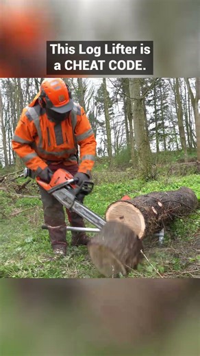 Cutting Logs? You Should Be Using THIS! #forestmaster #chainsaw #logging