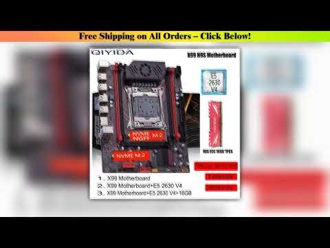 QIYIDA X99 H9S Motherboard Set Kit With LGA2011-3 Xeon E5 2630 V4 CPU DDR4 16GB REG ECC memory