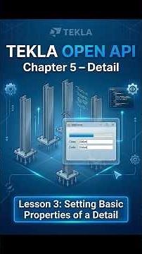 TEKLA OPEN API #teklaopenapi #teklastructures #teklaapi