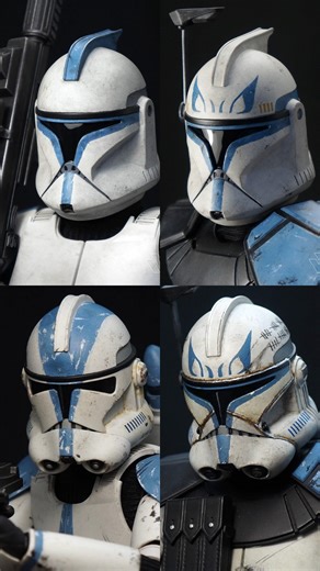 THE EVOLUTION OF THE 501ST. From Phase One to Phase Two Clonetroopers Showcasing the change from PHASE ONE to PHASE TWO 501st troopers. A regular trooper and #captainrex himself! I also couldn’t pass up posting about the 501st for my 501st post on this page. Commissioned recently to bring these 1/6 scale 501st troopers to life and they’ve been some of favourites to work on. Crazy to think that this page all started 5 years ago and here we are now! If you’re new to my page, I make 1/6 Star Wars c