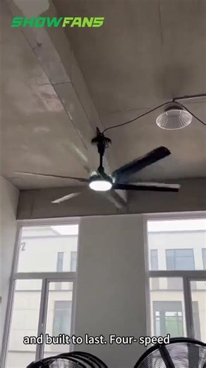 Ceiling fan with light and remote control