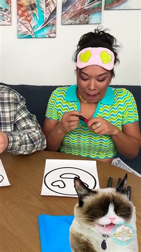 I replaced his art! 😈 He'll never know! 😂 #DrawingJoke #JokeArt #Funny #cat