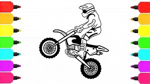 The Best 24 Kids Easy Dirt Bike Coloring Pages