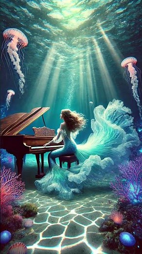 Soothing Underwater Ambience | Calming Mermaid music for deep sleeping | beautiful relaxing music