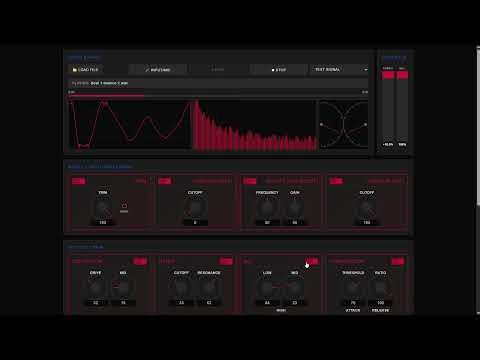 Shaping a beat with my LV2/VST effects
