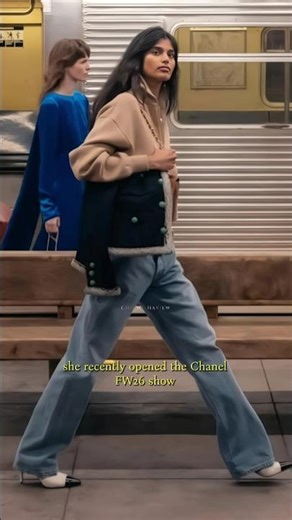 She's the first Indian model to ever open a Chanel show!!! #fashion #chanel #fashionweek