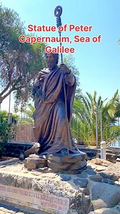 Statue of Saint Peter, Capernaum Sea of Galilee | Visit Israel From Your Home