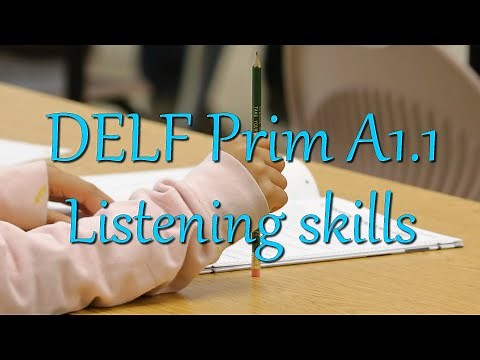 DELF Junior A1.1 - Listening comprehension