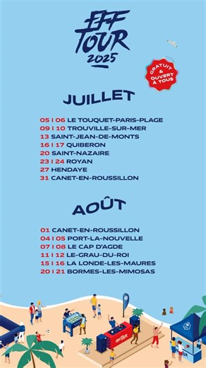 Le FFF Tour 2025 débute ce samedi 🏖️😍 | FFF - Fédération Française de Football