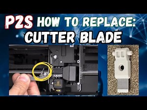 Bambu Lab P2S: Replace Filament Cutter Blade - 3D Printer