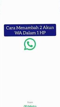 How to Add 2 WhatsApp Accounts in 1 Cellphone #shorts #whatsapp #tutorial
