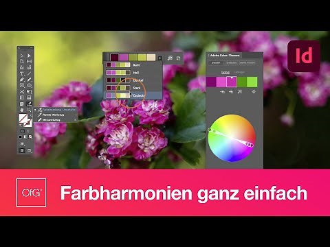 Adobe InDesign Tutorial: Farbharmonien erstellen mit Color-Themen und Pipetten