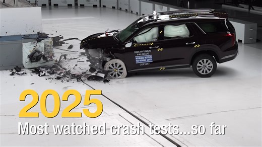 Never miss a crash again! Follow Us Now and get the newest car safety crash test videos. | Insurance Institute for Highway Safety