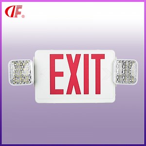 [Hot Item] Df-2 LED Exit Sign Emergency Light Combo with Red Letters