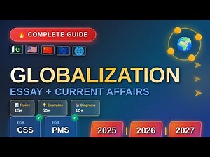 Globalization Essay for CSS PMS 2026 | Current Affairs Analysis