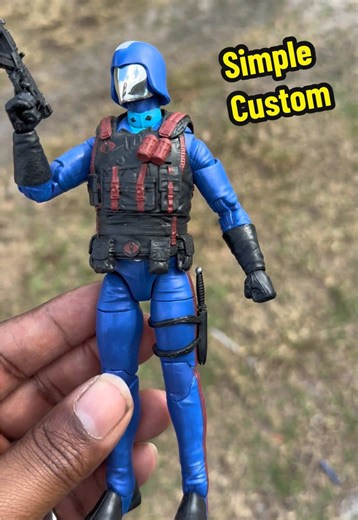 Simple Custom G.I. Joe Classified Cobra Commander 🐍 A clean and simple custom Cobra Commander using the G.I. Joe Classified Series body. Sometimes less is more — a few small tweaks can completely elevate the look without overdoing it. This kind of setup keeps the classic Cobra vibe intact while making the figure stand out on the shelf. Perfect example of how versatile the Classified line is for easy customs. #GIJoeClassified #CobraCommander #CustomFigure #ToyCustomization #ActionFigureCollector