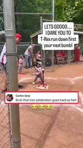 The T-Rex walk.... Classic. #fastpitch #baseball #tball⚾️ #fun #legit #trex #letsgo | Coach Nate - Baseball & Fastpitch