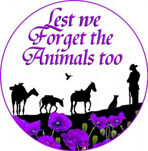 Poppy Badge Remembrance Day Poppy Lest We Forget ANIMALS of THE WAR Badges and Patches - Etsy Australia