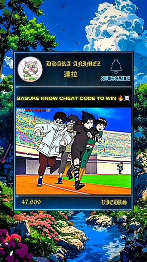 Sasuke Know Cheat Code To Win 🔥☠️ #anime #animeedit #animeshorts