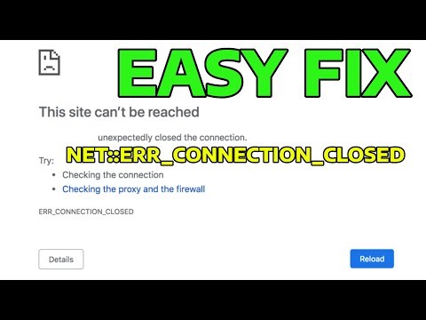How To Fix NET::ERR_CONNECTION_CLOSED Error in Windows