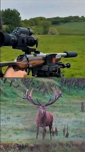 Massive Bull Elk Taken Down | Precision Sniper Hunt #hunting #elk