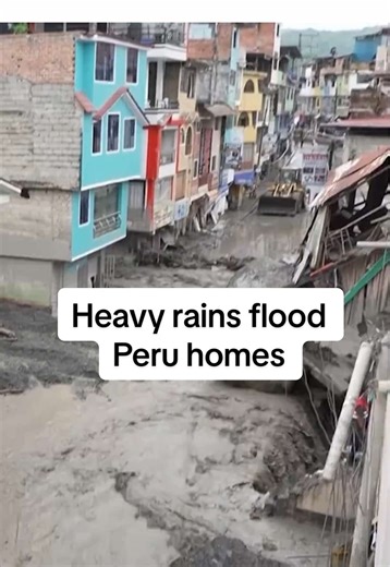 Heavy rainfall caused the river in Ayna, in the Ayacucho region in Peru, to overflow again, inundating streets and properties that had been recently cleared following prior emergencies. #rain #flood #ayna #peru