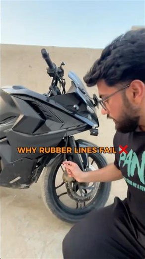 Steel Braided vs Normal Rubber Brake Lines Explained! ⛓️ VS 🎈