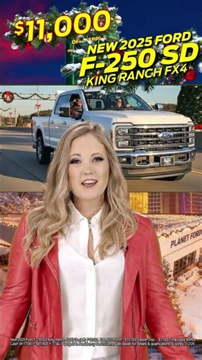 New 2025 Ford F-250SD King Ranch FX4 | $11,000 OFF | Ford Dealer in Dallas, TX