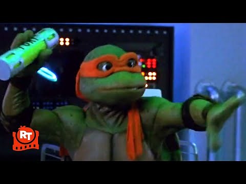 Teenage Mutant Ninja Turtles II (1991) - The Laboratory Fight Scene | Movieclips