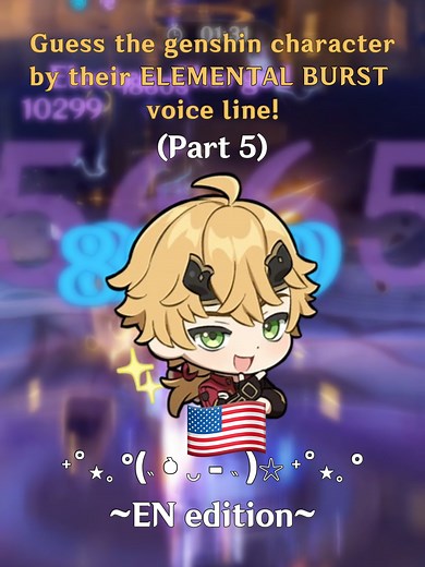 Guess Genshin Impact Characters by Voice Lines - Part 5