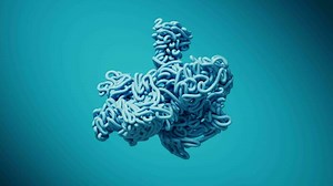 Abstract messy lines, 3d rendering.