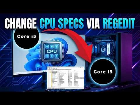 How to Change CPU Specs in Windows Using Regedit – Easy Tutorial