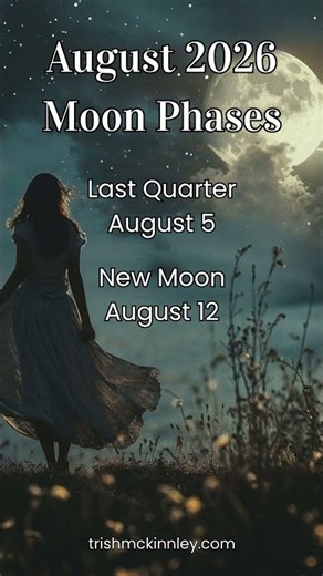August 2026 Moon Phases | Sturgeon Moon Energy