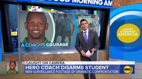 High school coach disarms student armed with shotgun