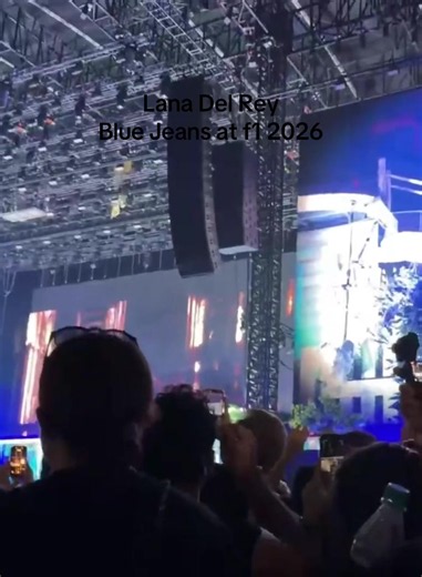 Lana Del Rey Performs 'Blue Jeans' at F1 2026 Concert