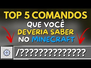 5 COMMANDS YOU NEED TO KNOW IN MINECRAFT!
