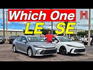 2026 Toyota Camry LE vs Camry SE: Which One is Better?
