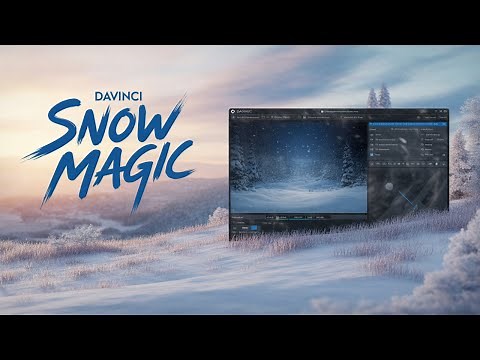 Snow Effects Made Easy | DaVinci Resolve Winter Overlay Tutorial