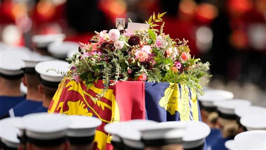 The significance behind the foliage on Queen Elizabeth II's coffin