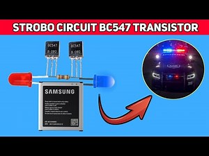 how to make flip flop LED with BC547