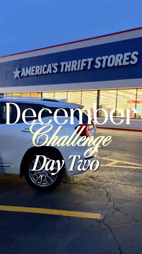 Tonia •📍Huntsville, AL on Instagram: "Fly Girls! ✨ December Challenge Day Two!! We hit the thrift store just to be nosey since I haven’t been in a while! The shoe section was good but ya girl left with nothing!! The pieces were cute but nothing that I needed so I scratched my itch to thrift and kept it moving! Now what should I have gotten? I know y’all gonna eat me up about that Cache’ jacket that I left on them people racks! #decemberchallenge #thriftwithme #thriftstore #thrifting #thrifter #