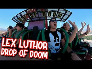 Lex Luthor Drop Of Doom Six Flags Magic Mountain POV 2021