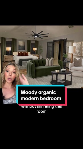 Organic Modern Bedroom Design for Big Rooms